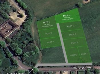 Vacant freehold land for sale in Luton