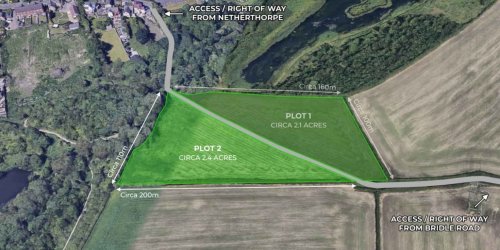 Freehold plot for sale in Chesterfield