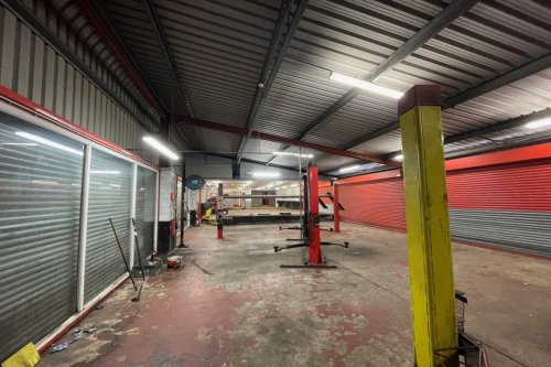 Commercial unit with yard for sale or to let in Accrington