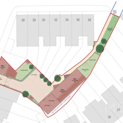 Development plot for sale in Folkestone