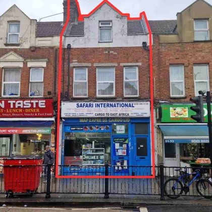 Shop and Flat Above For Sale in Forest Gate, London