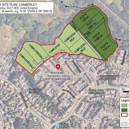 Two Land Plots For Sale in Blackwater, Surrey