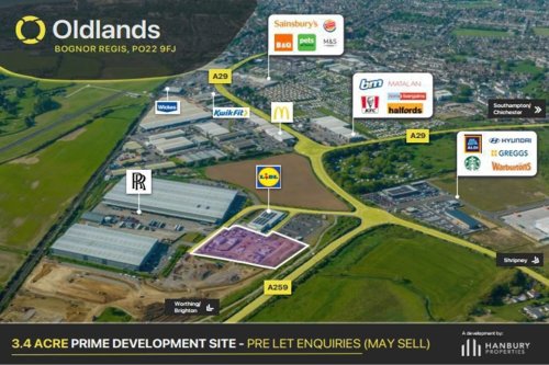 Development Site For Sale or To Let in Bognor Regis, West Sussex, PO22