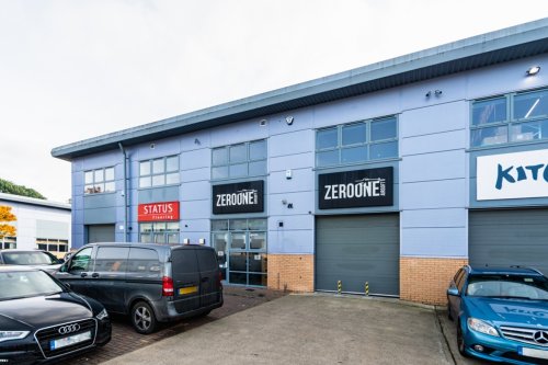 Mid-terrace two-storey business unit for sale or to let in Poole
