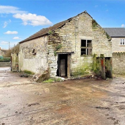 Former barn with planning permission for sale in Somerton