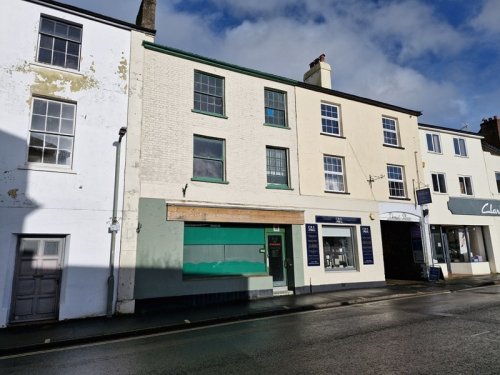 Retail unit with maisonette for sale in Honiton