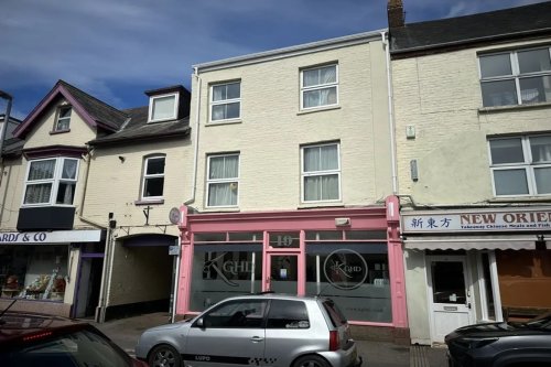 Shop and Three Bedroom Maisonette For Sale in Wellington, Somerset